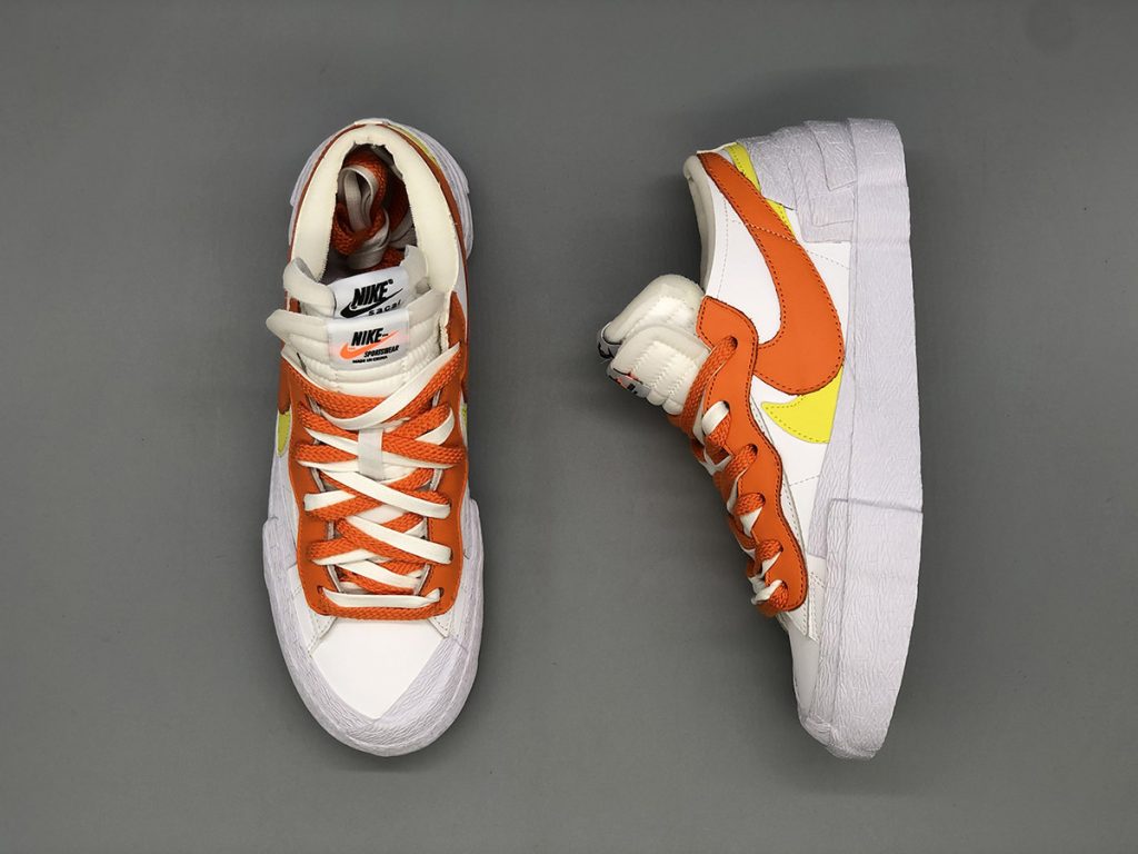Sacai x Nike Blazer Low White/Magma Orange-White For Sale – The Sole Line
