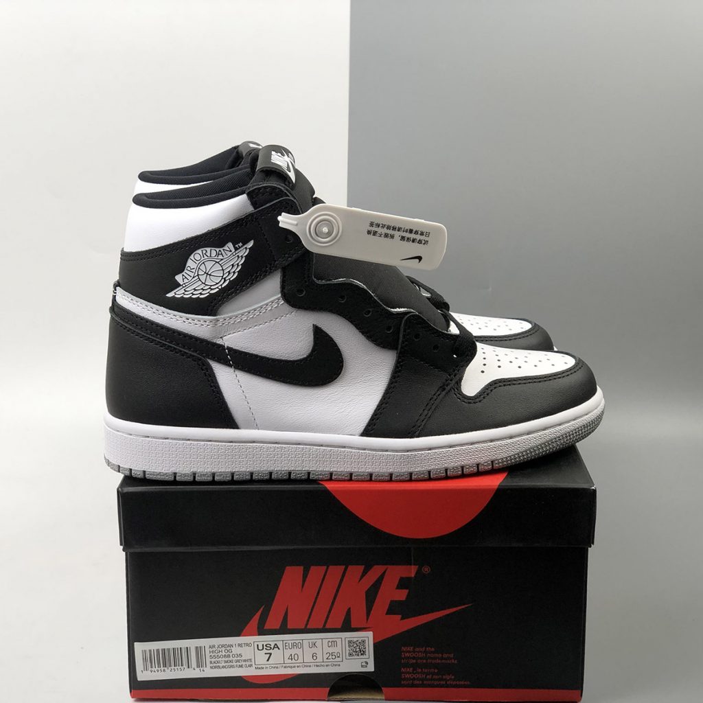 jordan retro 1 high og black smoke grey white