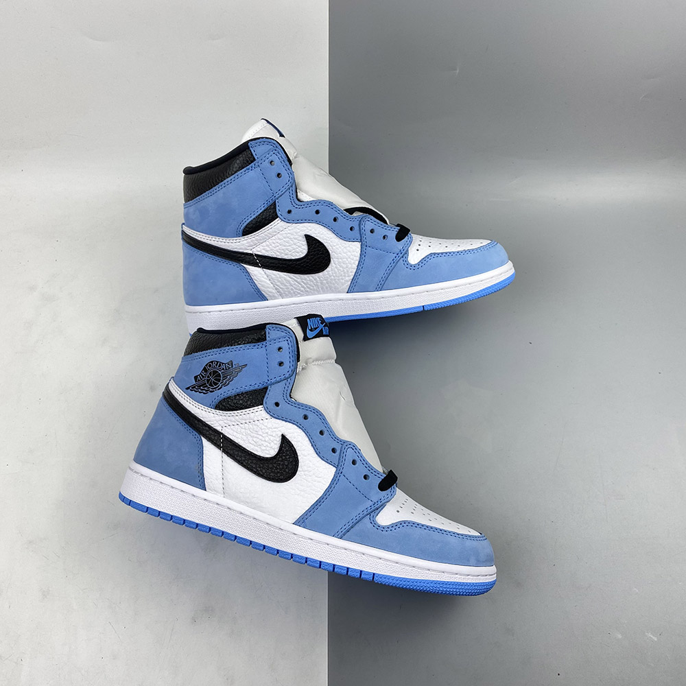 Air Jordan 1 High OG White/University Blue-Black For Sale – The Sole Line