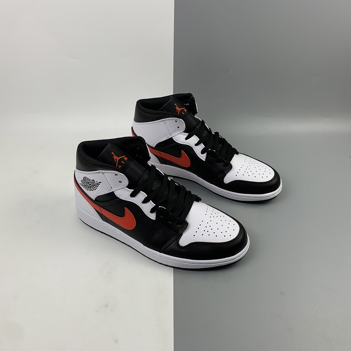Air-Jordan-1-Mid-Chicago-Black-Chile-Red-White-For-Sale-6