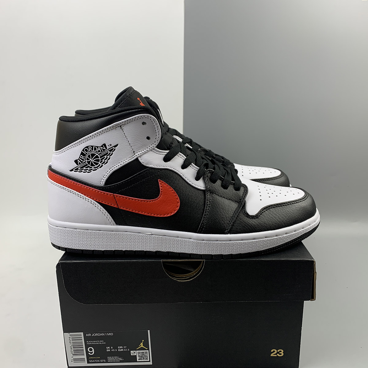 Air-Jordan-1-Mid-Chicago-Black-Chile-Red-White-For-Sale-7