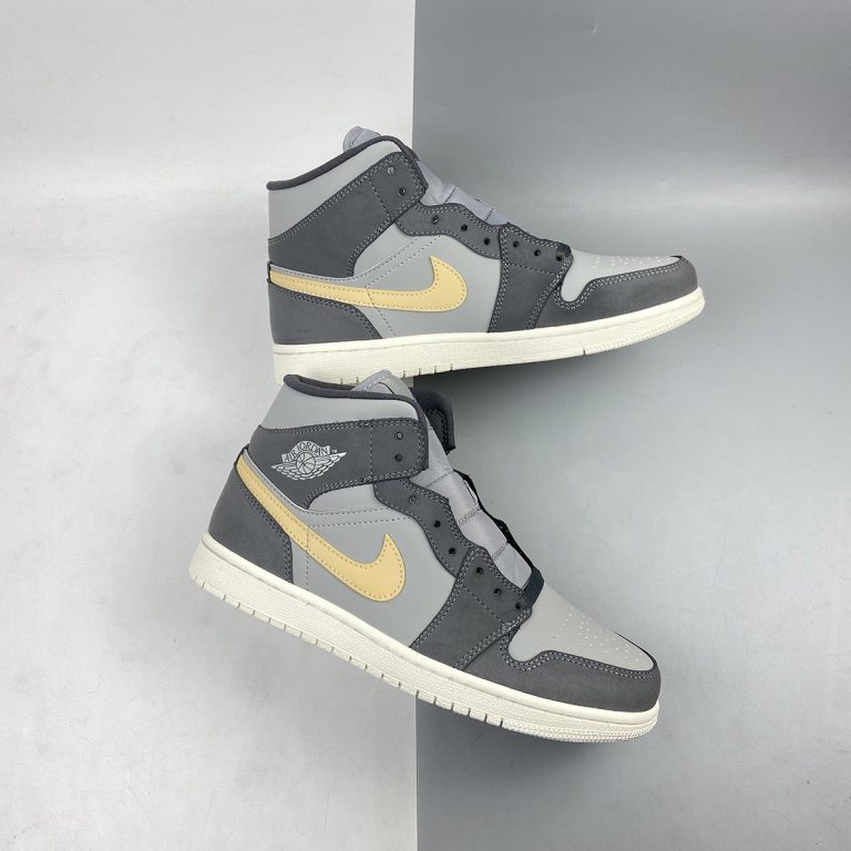 air jordan 1 mid iron grey