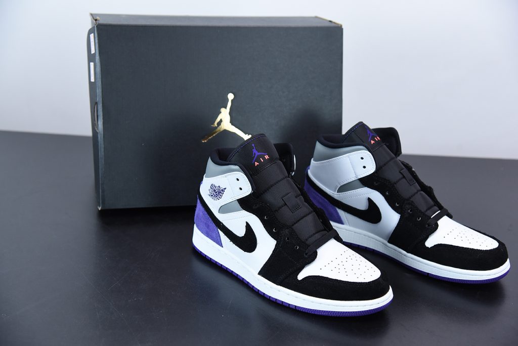 jordan 1 mid se purple outfit