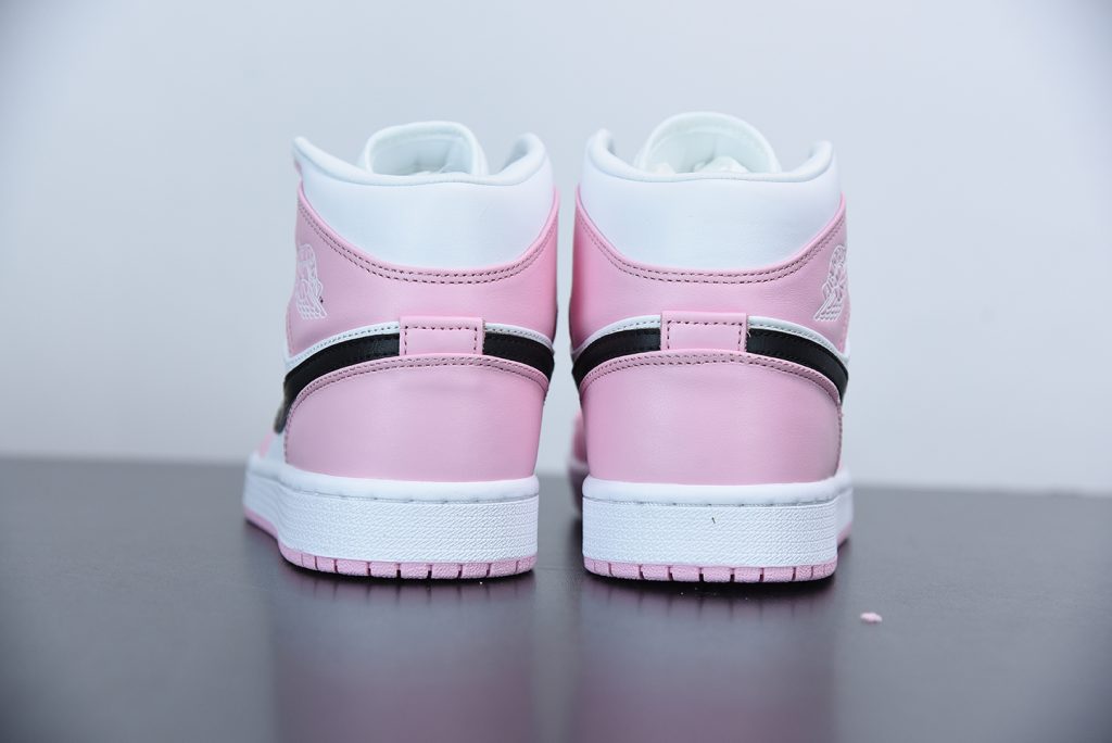 pink black white jordan 1