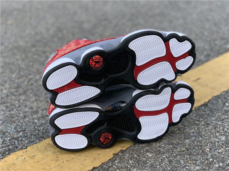 jordan 13 flint gym red