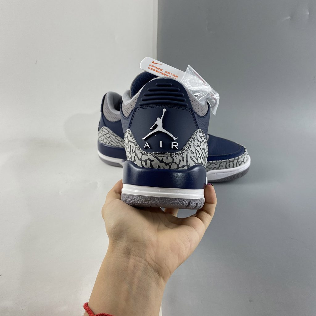 air jordan 3 retro midnight navy cement grey white