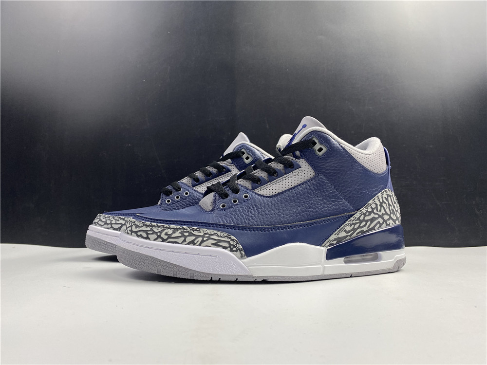 Air Jordan 3 Midnight Navy/Cement Grey-White For Sale – The Sole Line