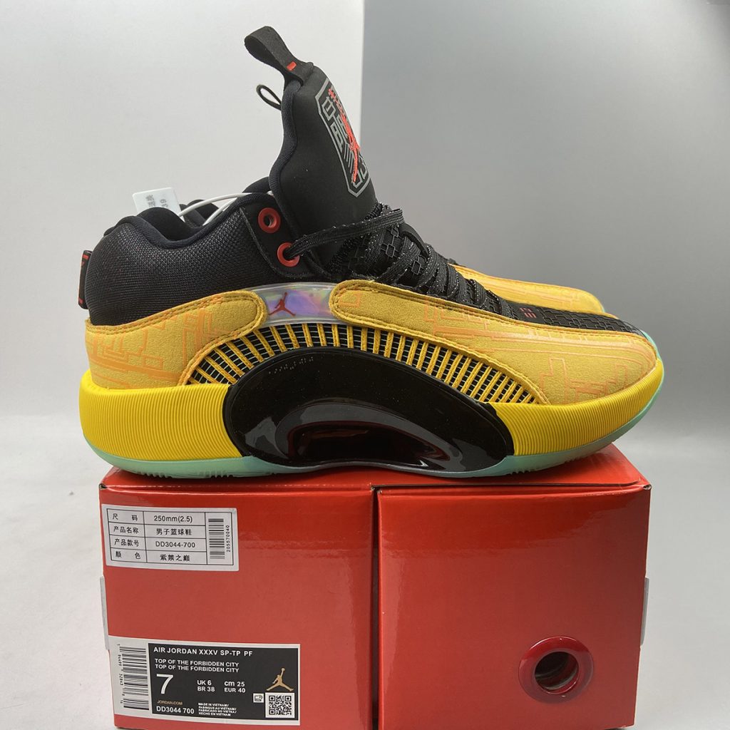 Air Jordan 35 “Dynasties” Yellow Black For Sale – The Sole Line