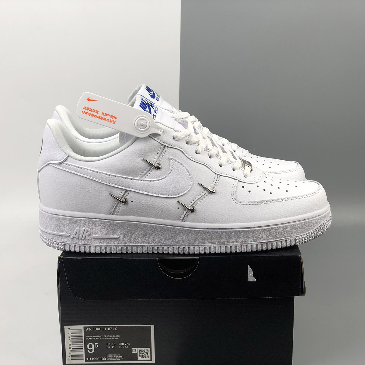 Nike-Air-Force-1-LX-White-Hyper-Royal-Black-7