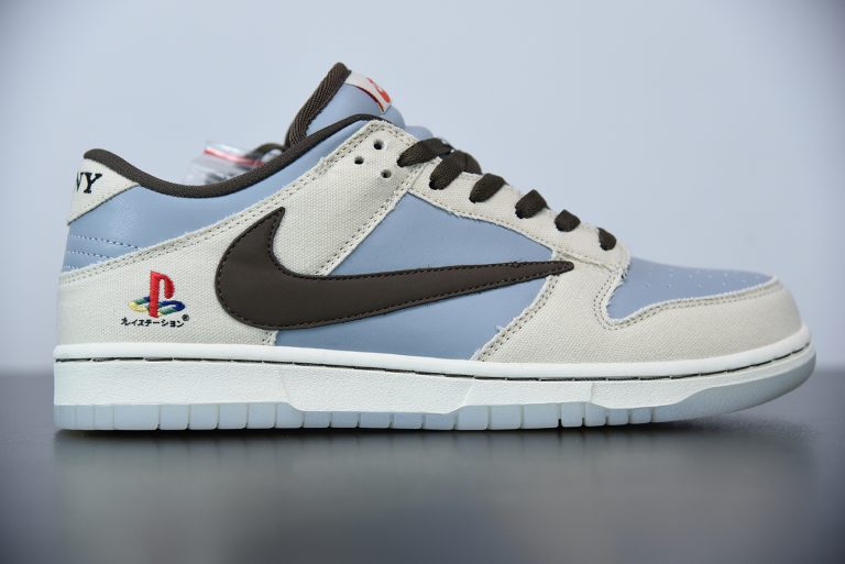 Travis Scott X Playstation X Nike Dunk Low Grey For Sale The Sole Line