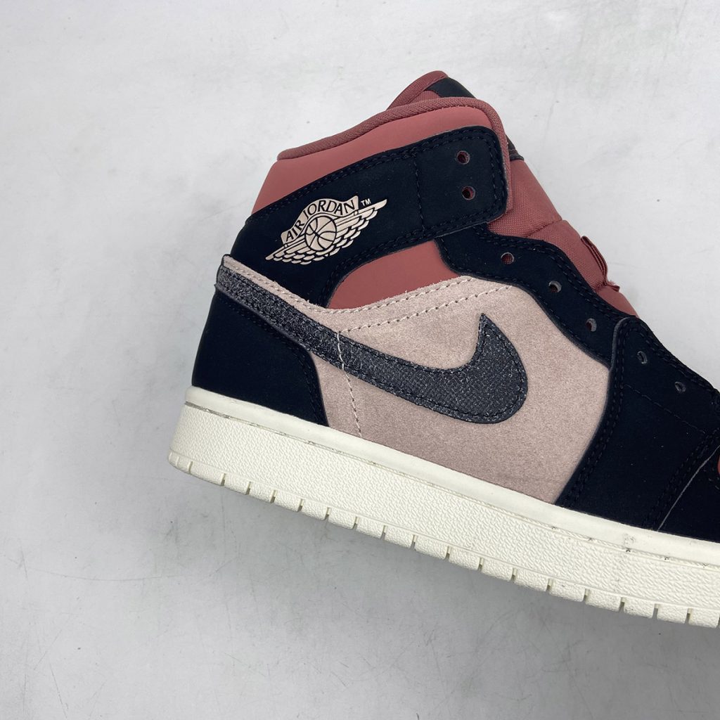 Air Jordan 1 Mid Burgundy Dusty Pink For Sale â The Sole Line