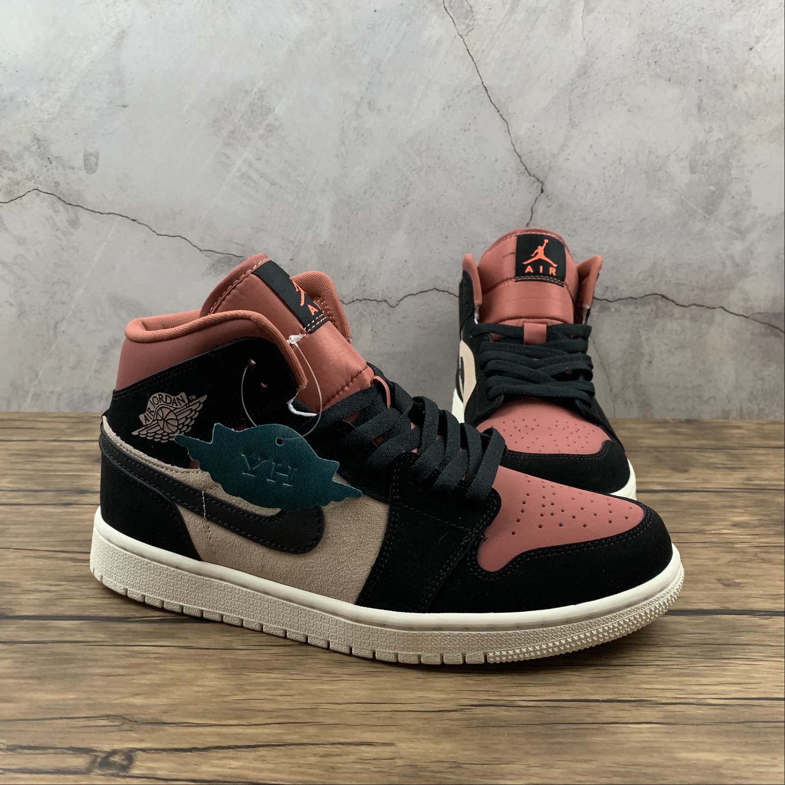 air jordan 1 burgundy dusty pink