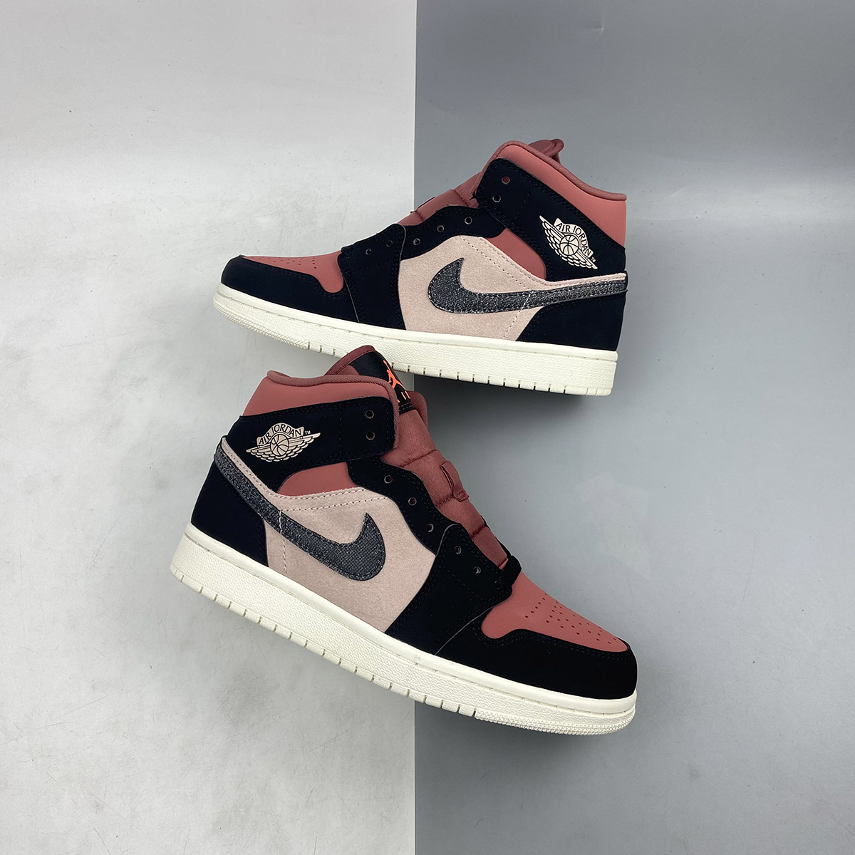 air jordan 1 burgundy dusty pink