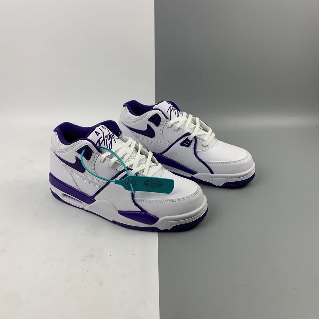 Nike Air Flight 89 White/Court Purple For Sale â The Sole Line