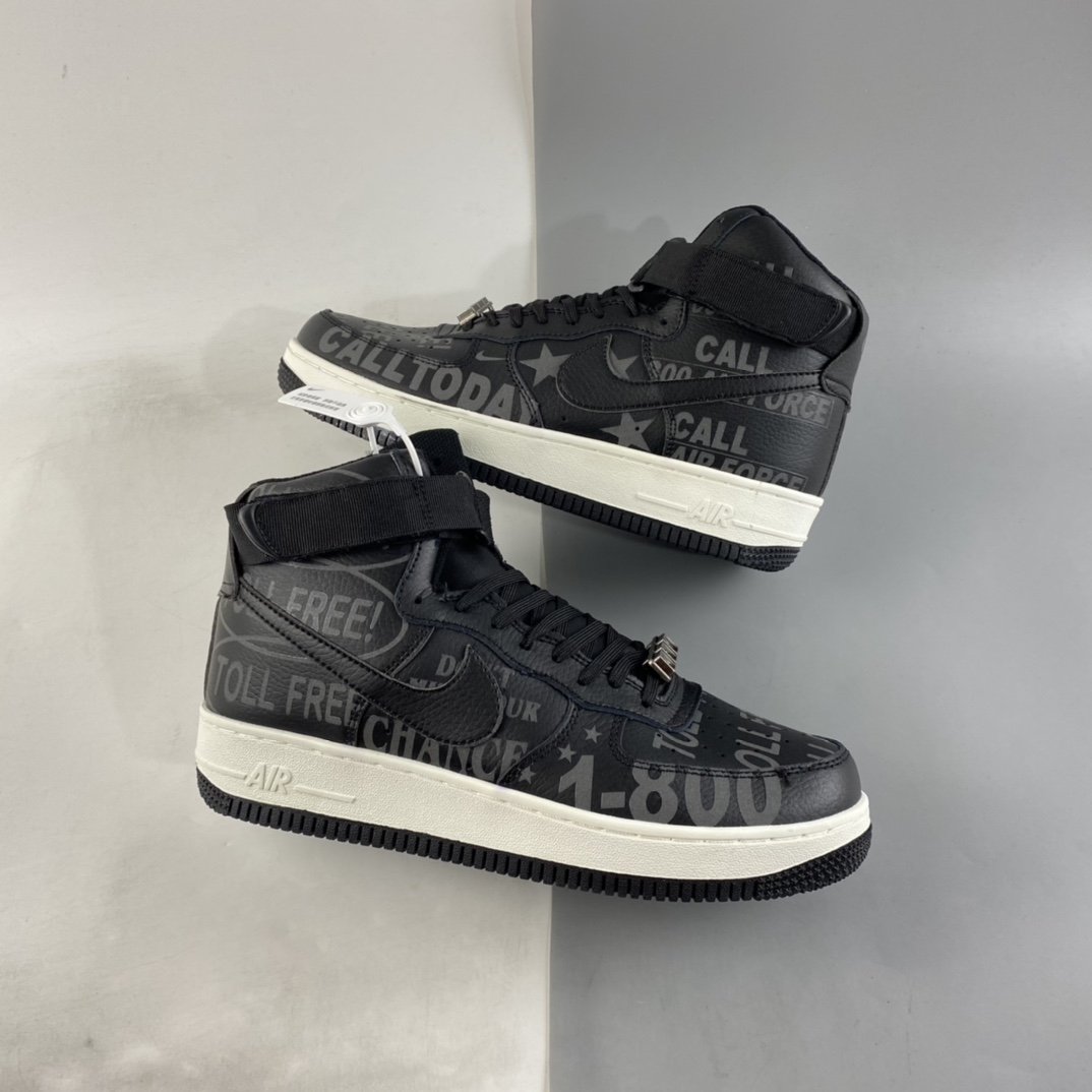 Nike-Air-Force-1-High-07-Premium-Toll-Free-Black-Sail-Vast-Grey