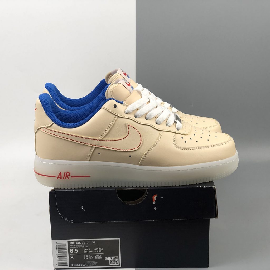 Nike Air Force 1 Low Beige Blue For Sale – The Sole Line
