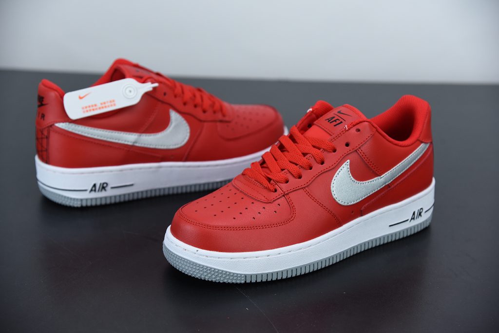 Nike Air Force 1 Low Red Grey For Sale – The Sole Line