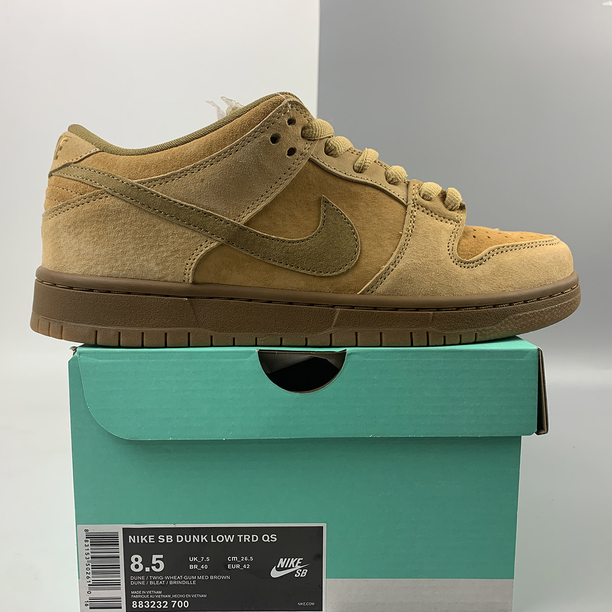 sb dunk low wheat stockx