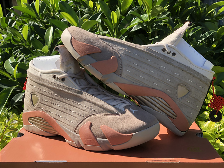 clot x air jordan 14 sepia stone