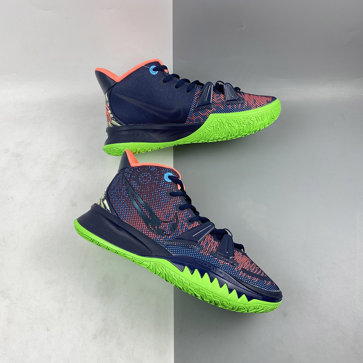 kyrie green and pink