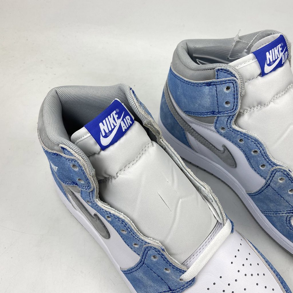 jordan 1 hyper royal smoke grey on feet