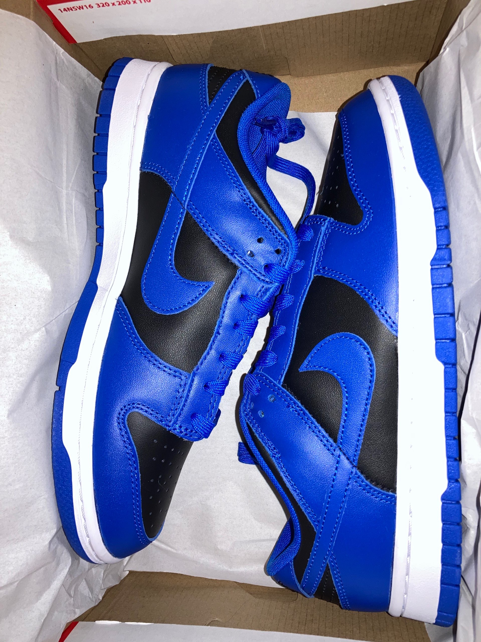 nike dunk cobalt on feet
