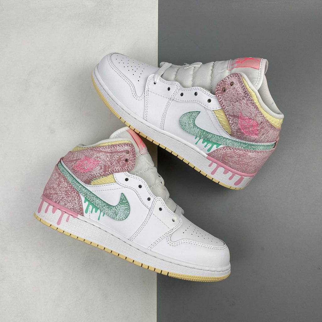 jordan 1 mid paint drip release date
