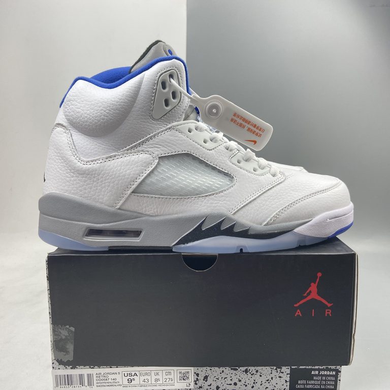 retro 5 white hyper royal