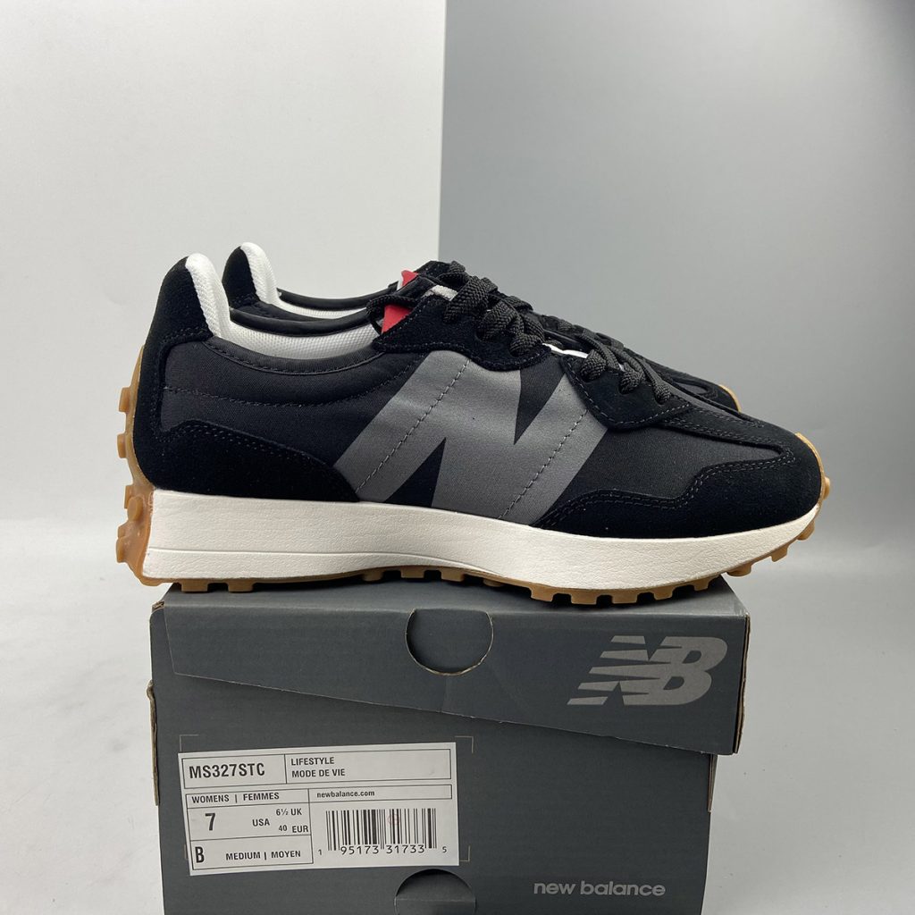 new balance 327 cream black