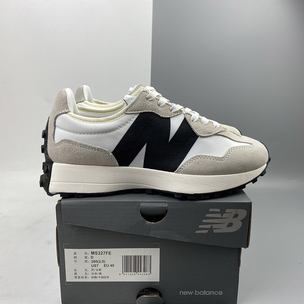 New Balance 327 White/Grey/Black For Sale – The Sole Line