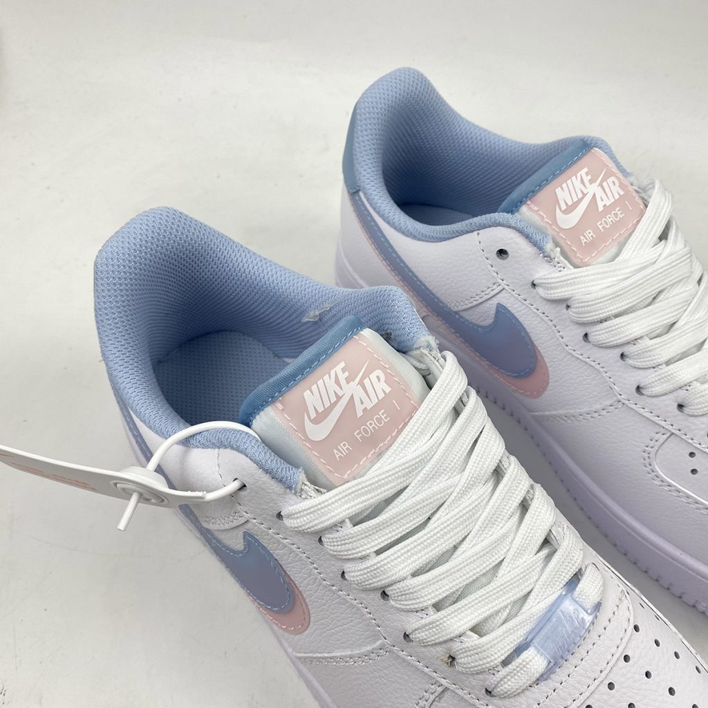 nike air force double swoosh blue pink