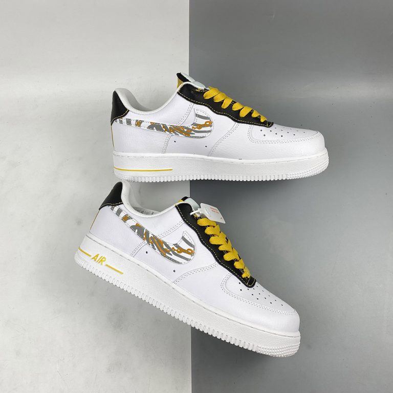 Nike Air Force 1 Low Gold Links Zebra Print For Sale â The Sole Line