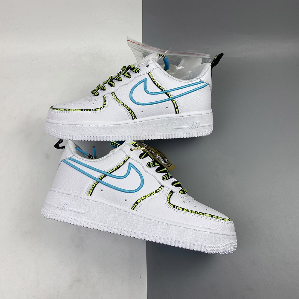 nike air force worldwide white