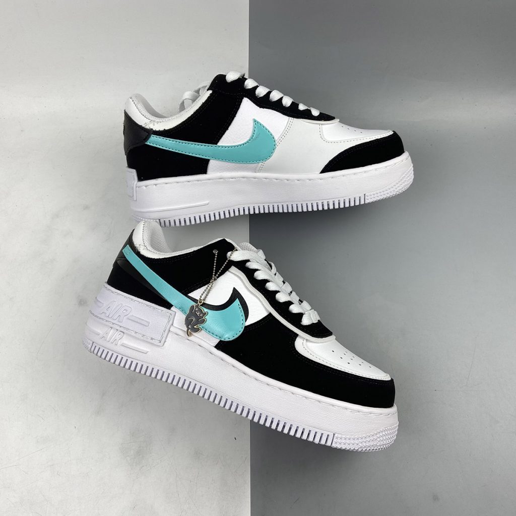 black and teal air forces