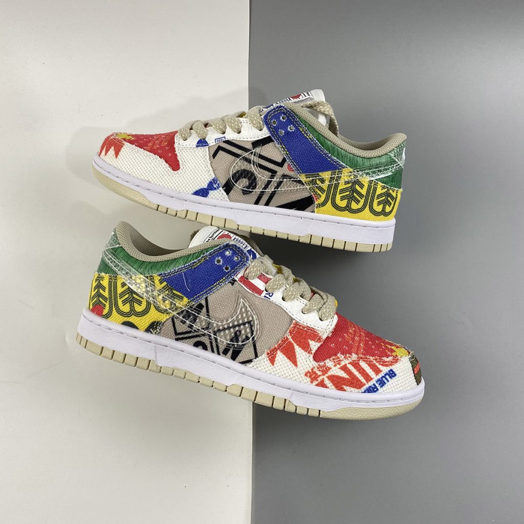 multicolor low dunks