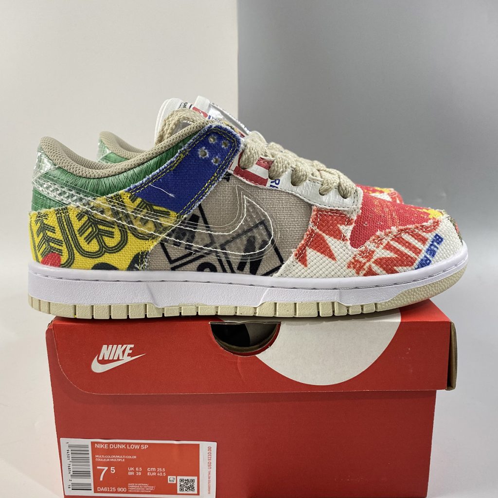 dunk low multi color