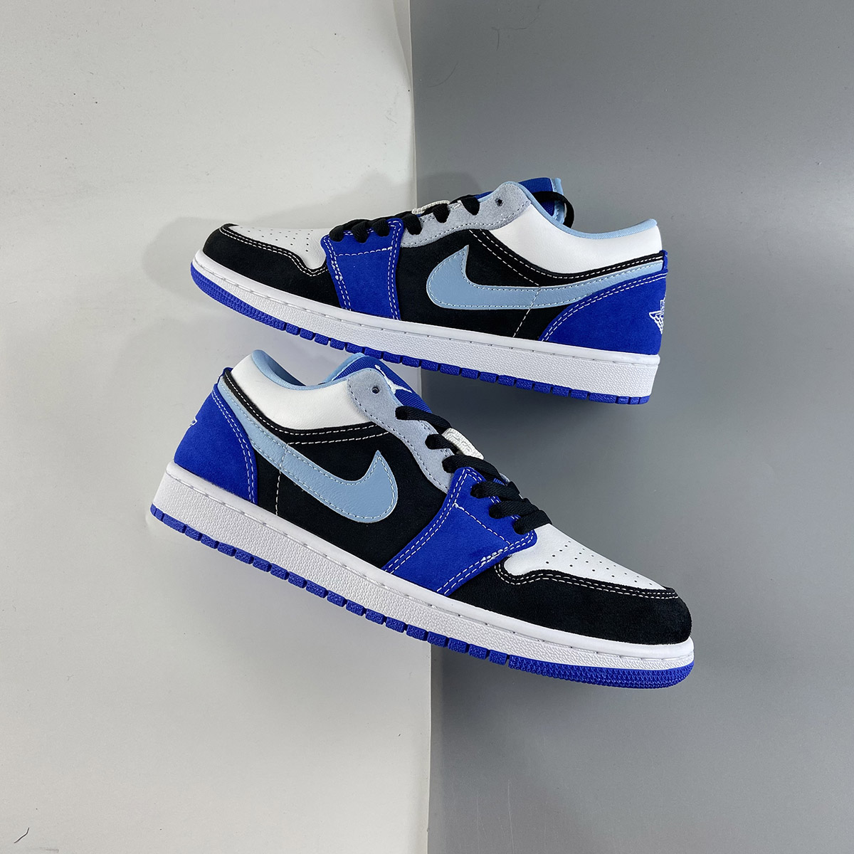 Air-Jordan-1-Low-SE-Racer-Blue-Black-Blue-White-For-Sale