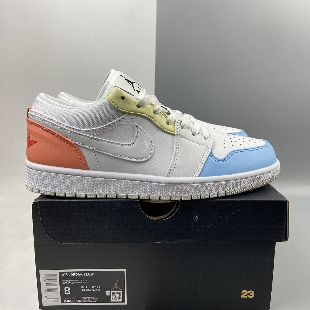 Air Jordan 1 Low âTo My First Coachâ Sail/White-Zitron For Sale â The Sole Line