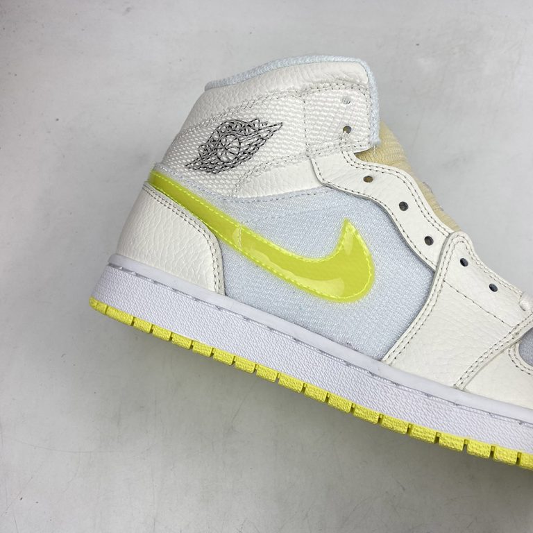 wmns air jordan 1 mid se voltage yellow