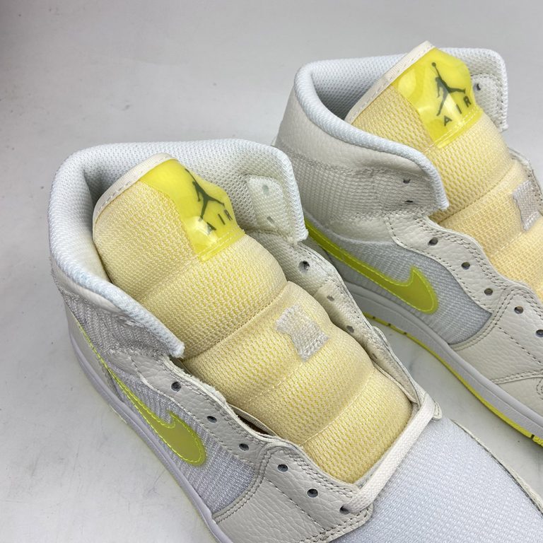 wmns air jordan 1 mid se voltage yellow