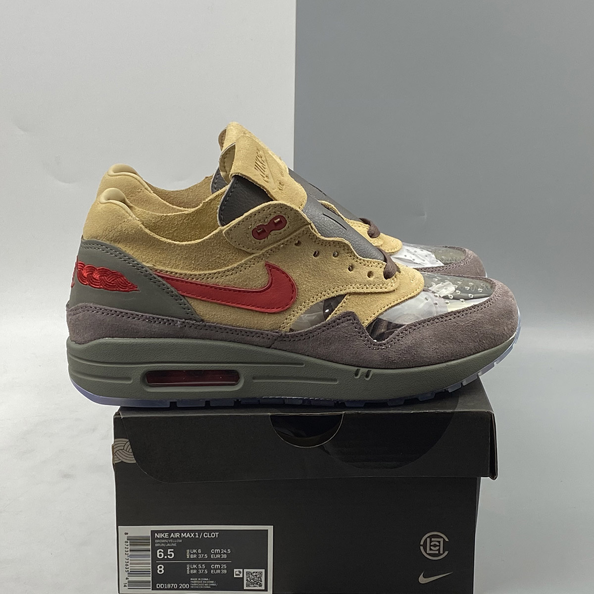 Clot x Nike Air Max 1 âK.O.D. CHAâ DD1870-200 For Sale â The Sole Line