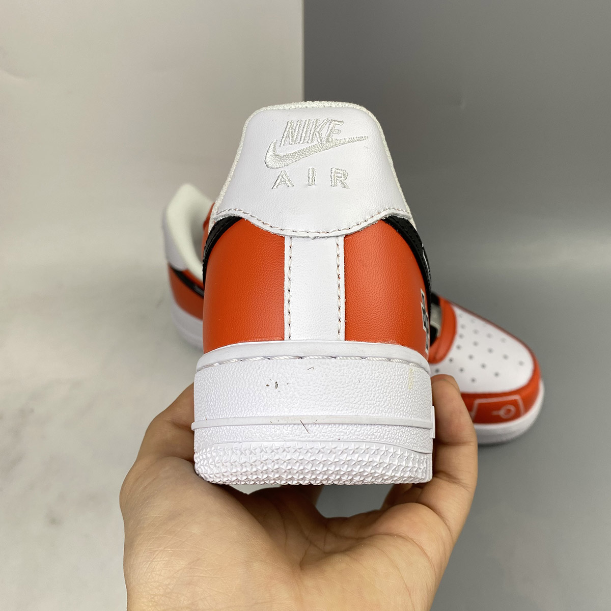 Custom-Nike-Air-Force-1-Low-Orange-White-Black-By-You-4