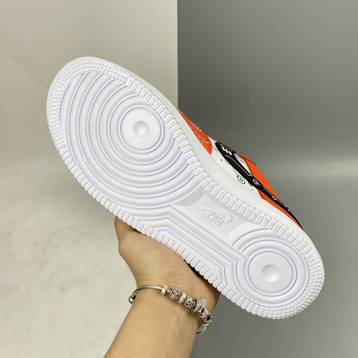 Custom-Nike-Air-Force-1-Low-Orange-White-Black-By-You-5