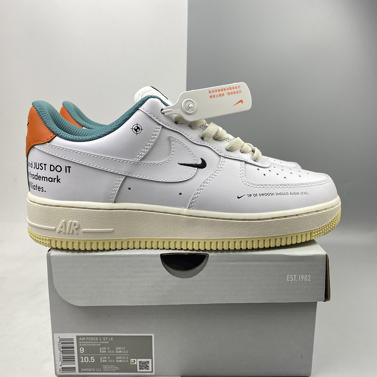 Nike-Air-Force-1-07-LE-White-White-Sail-Starfish-For-Sale-7