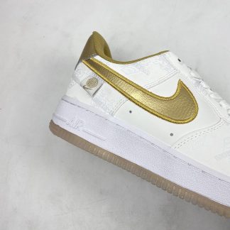 air force 1 07 lv8 double swoosh white metallic gold