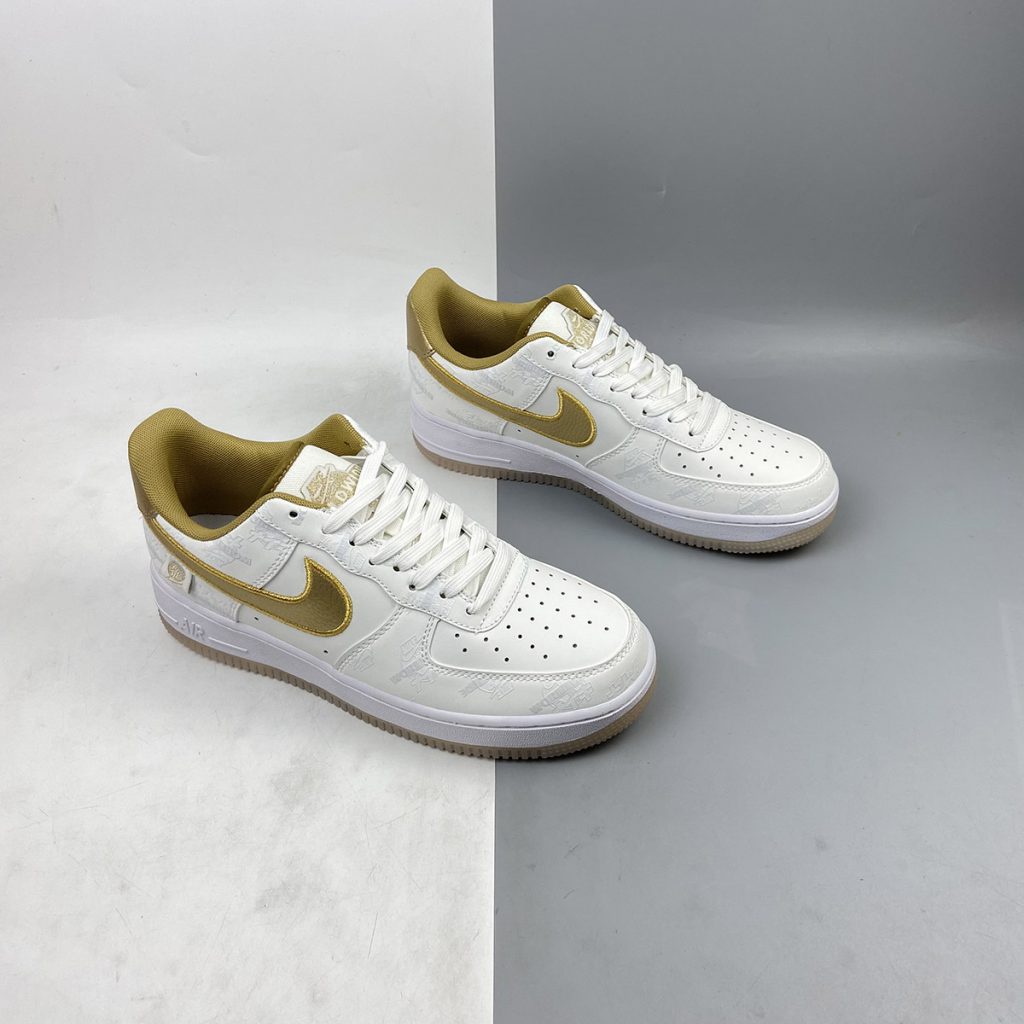 nike air force 1 lv8 white club gold
