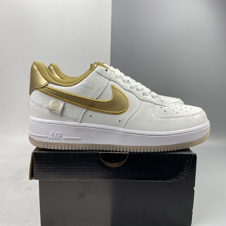 nike air force 1 lv8 white club gold