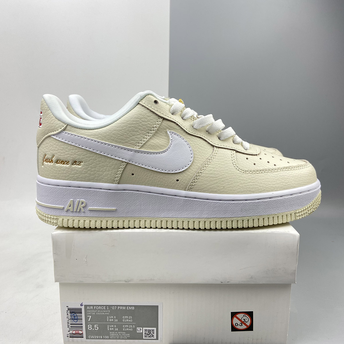 Nike-Air-Force-1-07-Popcorn-Coconut-Milk-White-University-Red-For-Sale-7