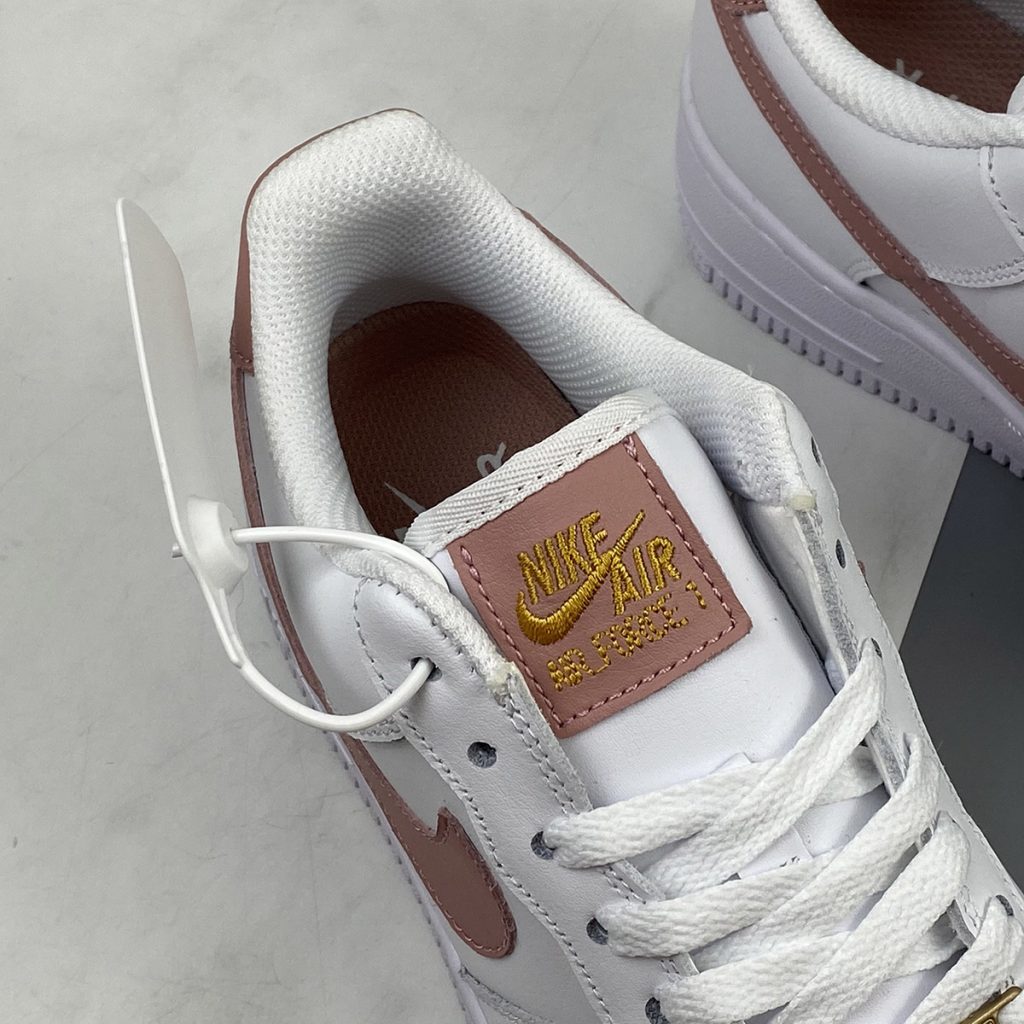 nike air force 1 essential white rust pink