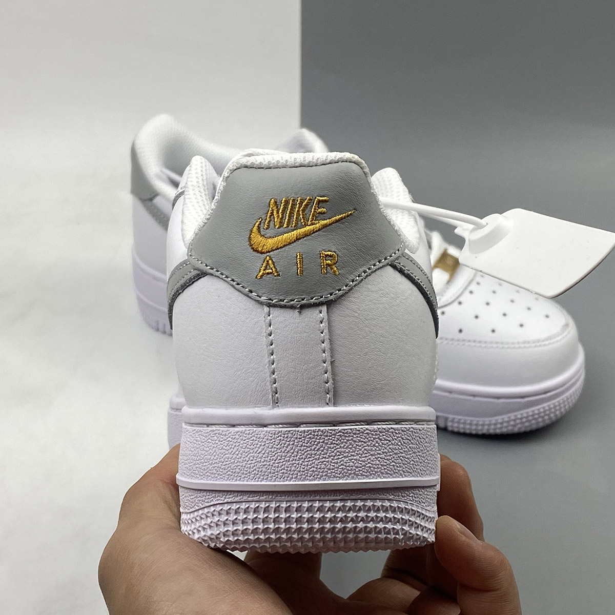 Nike-Air-Force-1-Low-White-With-Gold-Mini-Swooshes-4